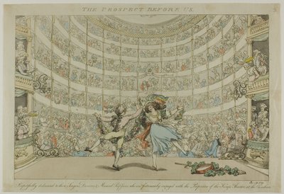 目の前の展望 作： Thomas Rowlandson