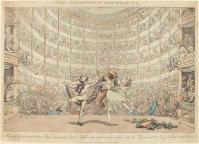 目の前の展望 その２ 作： Thomas Rowlandson