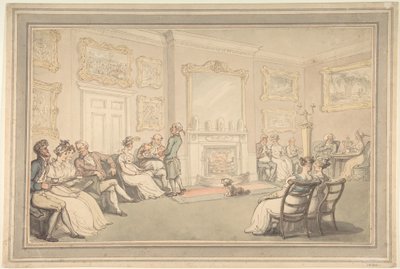 レセプション 作： Thomas Rowlandson