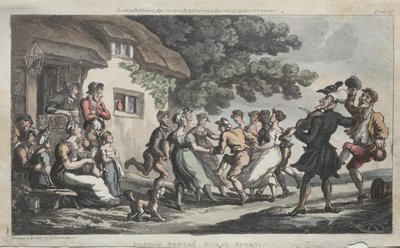 Rev. Dr. シンタックス ルーラル スポーツ 作： Thomas Rowlandson