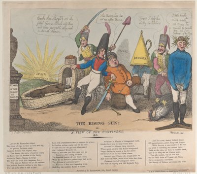 The Rising Sun, Or, A View of the Continent, August 28, 1810.The Rising Sun, Or, A View of the Continent, August 28, 1810.The August 28, 1810. 作： Thomas Rowlandson