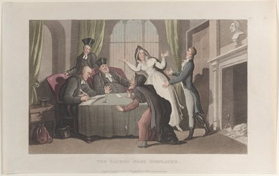 表示された聖なるページ、南部諸州の感傷的な旅のジャーナルから...、1821年。 作： Thomas Rowlandson