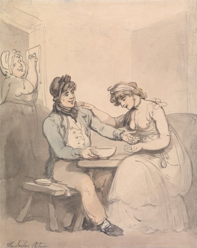 船乗りの帰還 作： Thomas Rowlandson