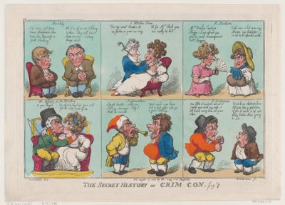 クリムコンの秘密の歴史、図 1、1808 年 8 月 18 日、1808 年 8 月 18 日。 作： Thomas Rowlandson