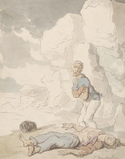難破した船乗りたち 作： Thomas Rowlandson