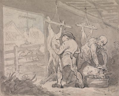 『スローターハウス』 作： Thomas Rowlandson