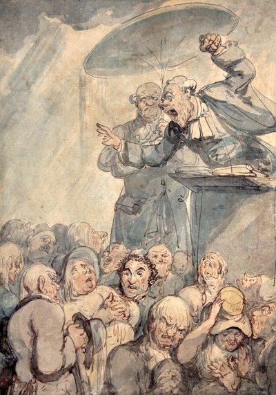 スペルバインダー（水彩画） 作： Thomas Rowlandson