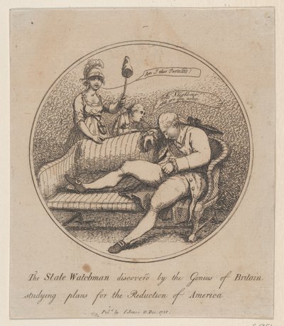 1781 年 12 月 10 日。 作： Thomas Rowlandson