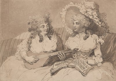 サイレン、1787 年 4 月 10 日、1787 年 4 月 10 日。 作： Thomas Rowlandson