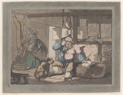 感情の勝利、1787 年 1 月 15 日、1787 年 1 月 15 日。 作： Thomas Rowlandson