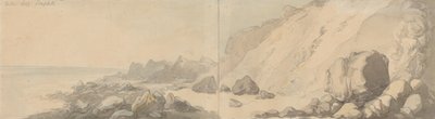 アンダークリフ、スティープヒル、ワイト島 作： Thomas Rowlandson