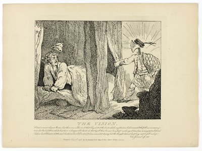 ボズウェルの『ヘブリディーズ紀行』より「幻影 作： Thomas Rowlandson