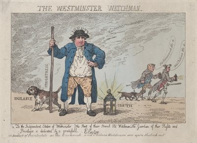 The Westminster Watchman, April 12, 1784.4.12. 作： Thomas Rowlandson