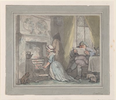 乾杯、1783-90。、1783-90。 作： Thomas Rowlandson