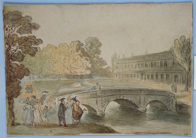 トリニティ図書館、ケンブリッジ 作： Thomas Rowlandson