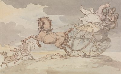 トラブルの 2 つのギグ 作： Thomas Rowlandson