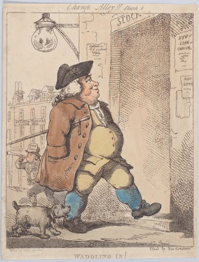 1799 年 8 月 1 日、1799 年 8 月 1 日。 作： Thomas Rowlandson