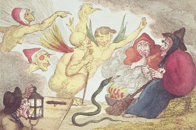 Hayloftの魔女 作： Thomas Rowlandson