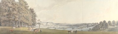 サリー州ノーベリーパークから見たボックスヒルの眺め 作： Thomas Sandby