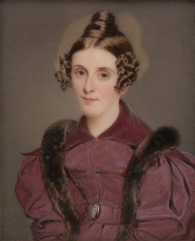女性の肖像、カリフォルニア州。 1835年。 作： Thomas Seir Cummings
