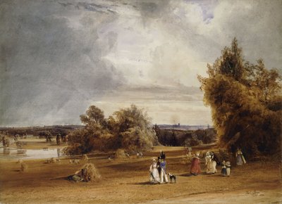セントクラウドからのパリの眺め、1830年 作： Thomas Shotter Boys