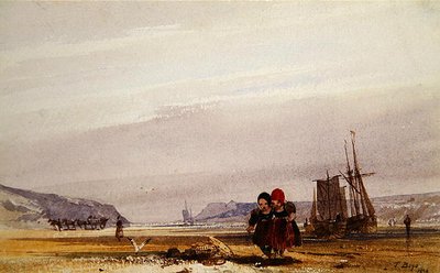 海辺の子供たち（水彩・紙） 作： Thomas Shotter Boys