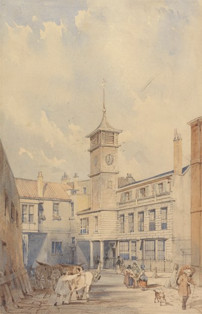 テムズ川のインの中庭 作： Thomas Shotter Boys