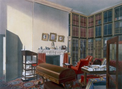 デューク自身の部屋、アプスリー ハウス、ウェストミンスター、ロンドン、19 世紀 作： Thomas Shotter Boys