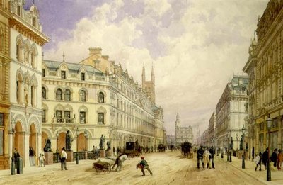 ホルボーン・バイアダクトから東を望む（シティ・オブ・ロンドン 作： Thomas Shotter Boys