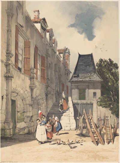 聖アマンド修道院、ルーアン 作： Thomas Shotter Boys
