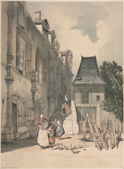 聖アマンド修道院、ルーアン 作： Thomas Shotter Boys