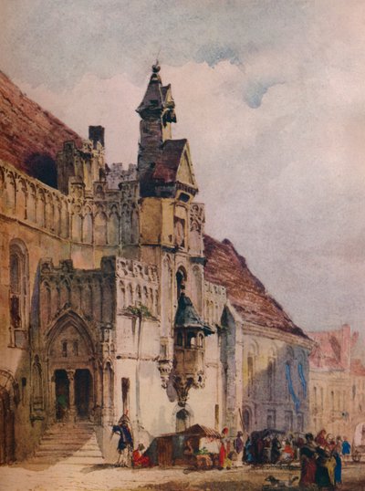市庁舎、セントオメル、1867年 作： Thomas Shotter Boys