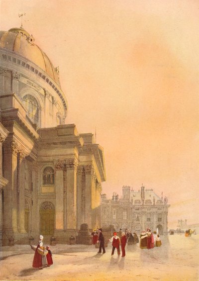 La Chapelle de lInstitut、パリ、1839 作： Thomas Shotter Boys