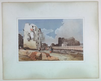 ノートルダム、パリ サン ベルナール河畔から 作： Thomas Shotter Boys