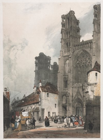 パリ、ゲント、アントワープ、ルーアンの絵のように美しい建築物: フランス、ラン 作： Thomas Shotter Boys