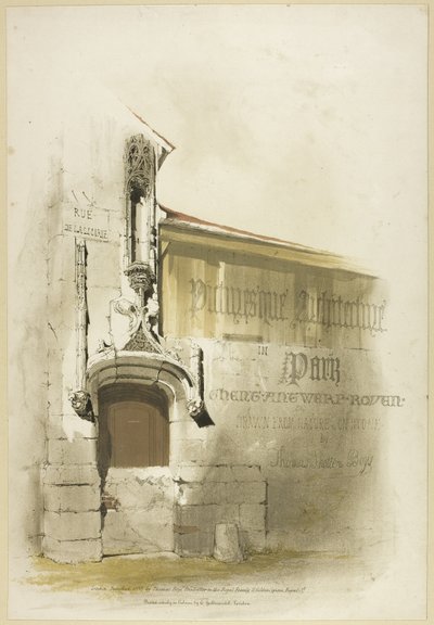 パリ、ゲント、アントワープ、トゥーアンなどの美しい建築物 作： Thomas Shotter Boys