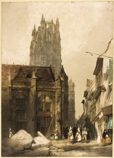 パリ、ゲント、アントワープ、トゥーアンなどの美しい建築物 作： Thomas Shotter Boys