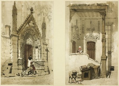 赤いドア、ノートルダム、パリ 作： Thomas Shotter Boys