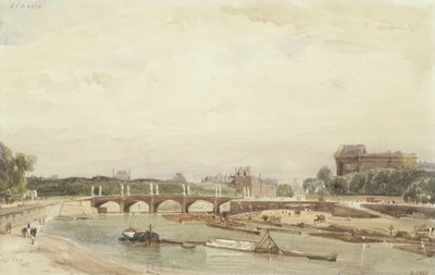 クイーンズ・コースから見たコンコルド橋 作： Thomas Shotter Boys