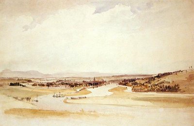 ルーアンのセーヌ川（水彩・紙） 作： Thomas Shotter Boys
