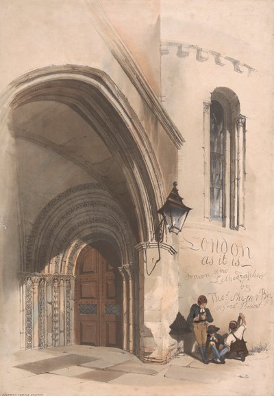 ロンドンのリトグラフのセットのタイトルページ 作： Thomas Shotter Boys