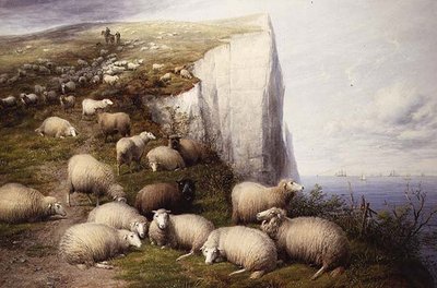 ケンティッシュ・クリフで 作： Thomas Sidney Cooper