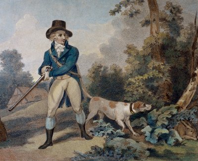 うさぎ狩り、トーマス・シンプソン（1765-1801）による彫刻 作： Thomas Simpson