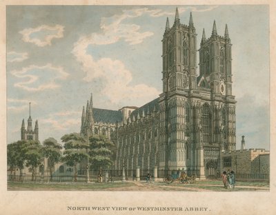 ウェストミンスター寺院、ロンドンの北西ビュー 作： Thomas Snr. Malton
