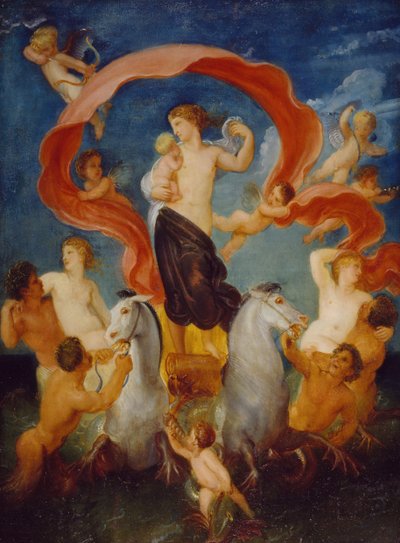 アンフィトリテ、1775～1830年。 作： Thomas Stothard