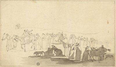 カンタベリー巡礼者 作： Thomas Stothard