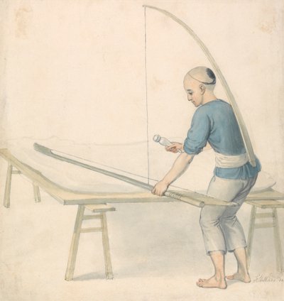 中国の若者の織り 作： Thomas Stothard