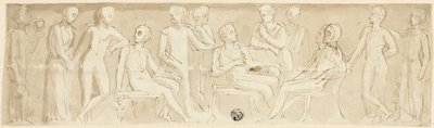 古典的なフリーズデザイン 作： Thomas Stothard