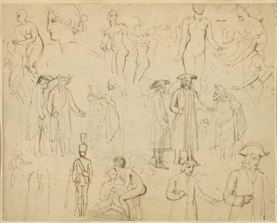 ロジャー・ド・カバーリーとジプシー [裏面] 作： Thomas Stothard