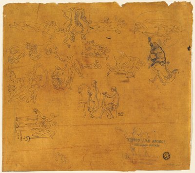 神話の主題のスケッチのシート 作： Thomas Stothard